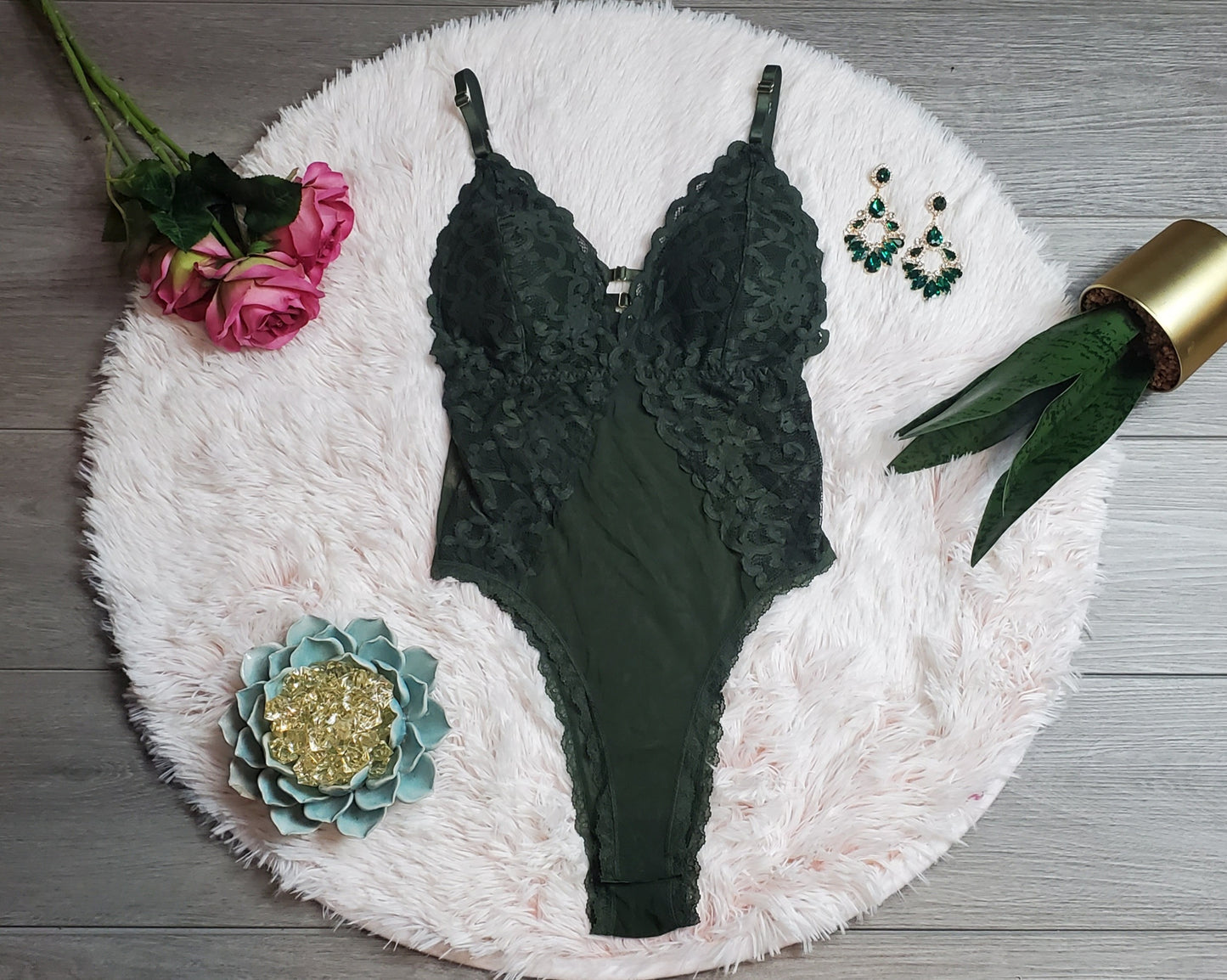 STONED LACE LINGERIE BODYSUIT