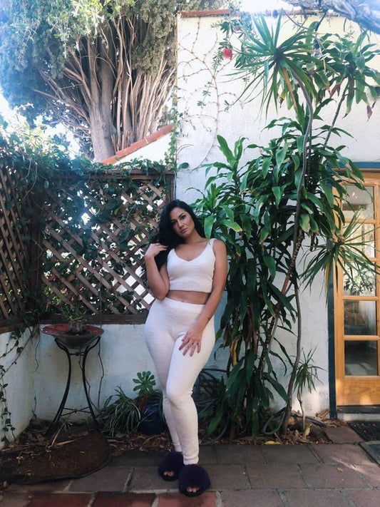 Keep me Cozy two piece legging & crop tank